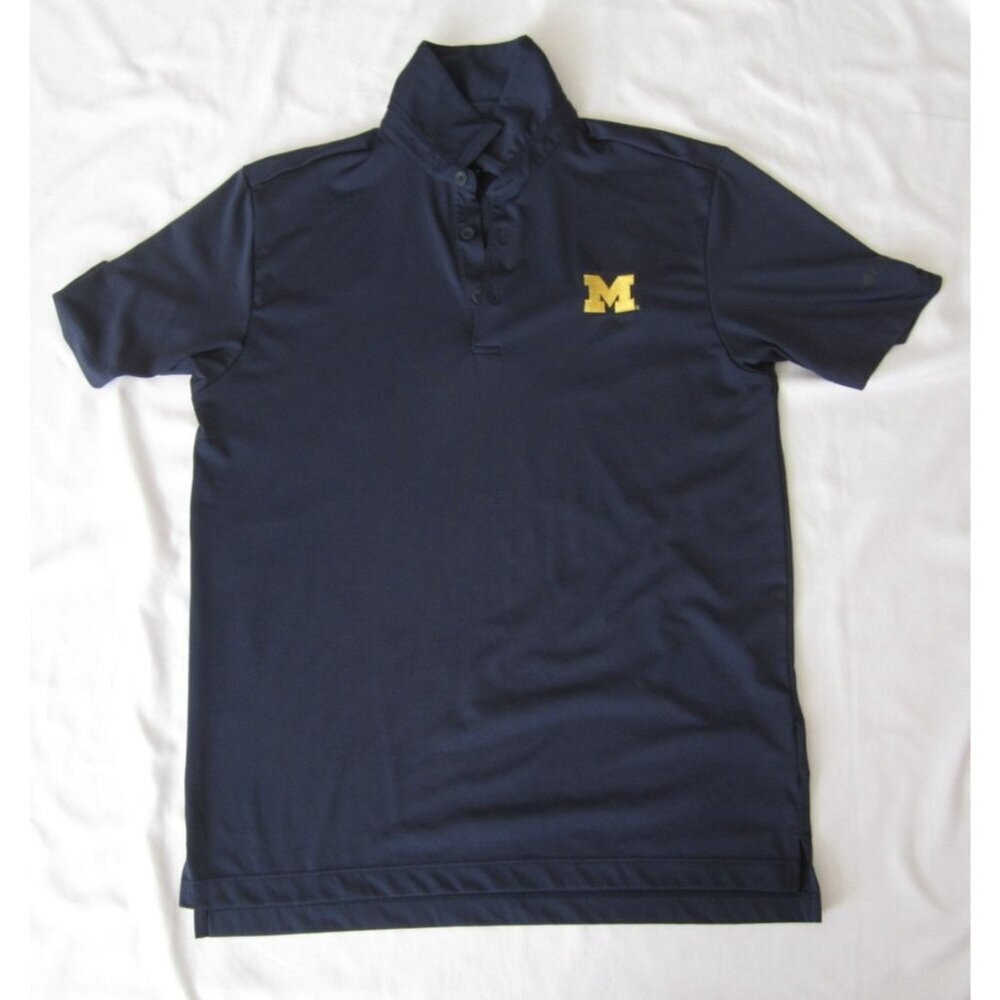 Men's Columbia University of Michigan Short Sleeve Shirt Sz M (MT722)